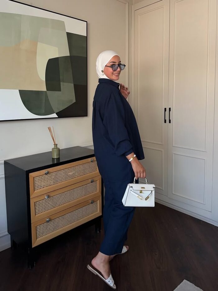 Cargo Denim Mini Skort